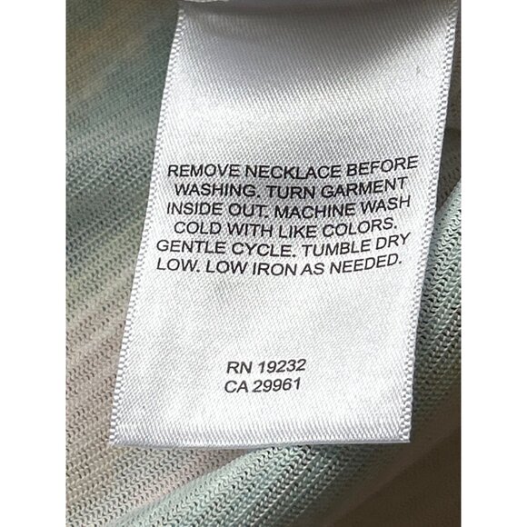 Alfred Dunner Isle Of Capri Striped Knit Top With Necklace S Multicolor - Picture 6 of 8